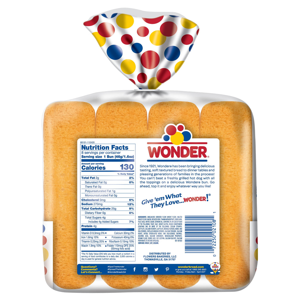 Classic Hot Dog Buns 13 Oz 8 Ct