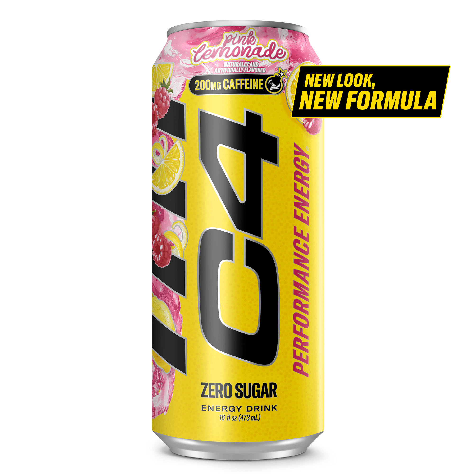 C4 Performance Energy Drink Pink Lemonade 16 fl oz Single Can