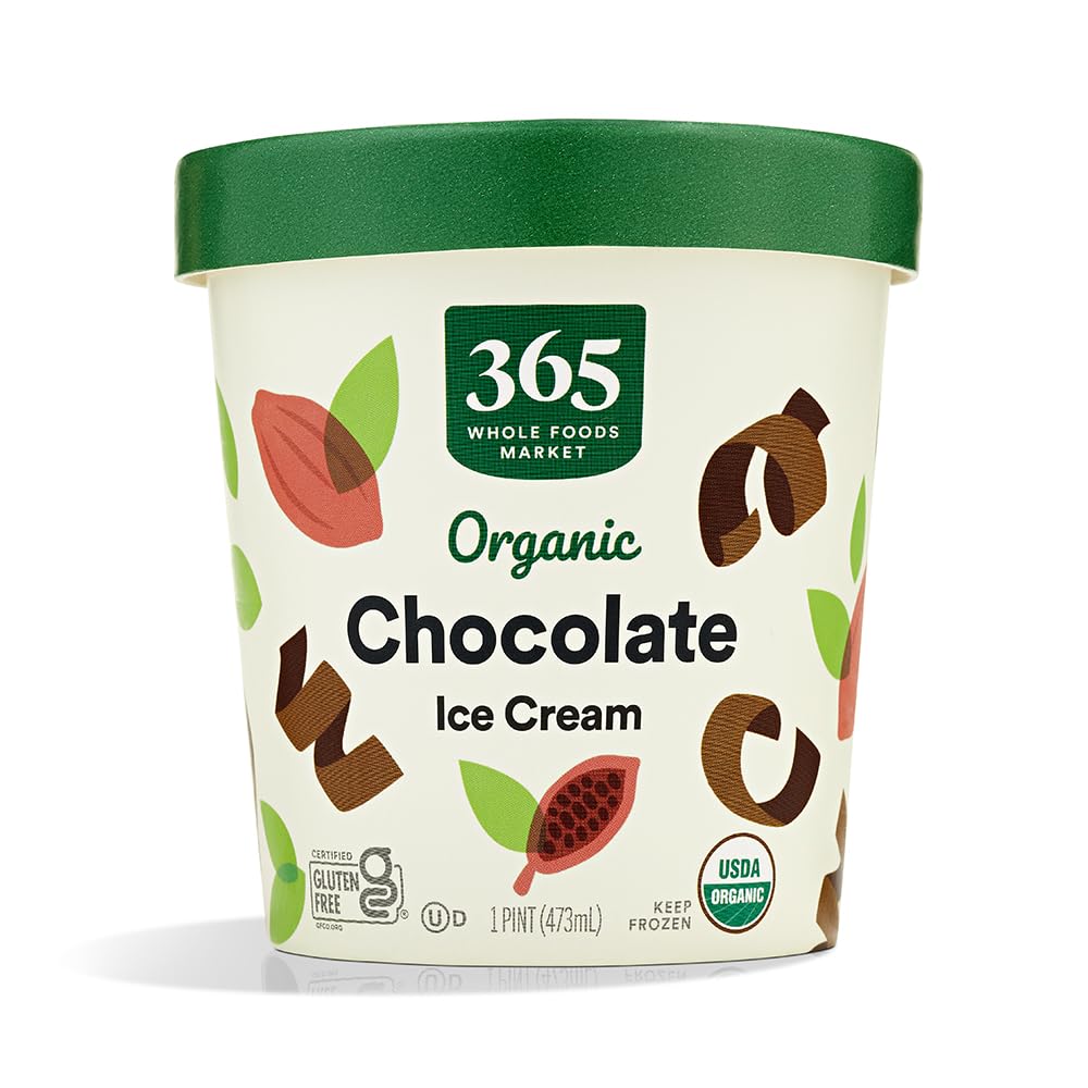 Organic Chocolate Ice Cream 1 Pint 365 By Whole Foods Market