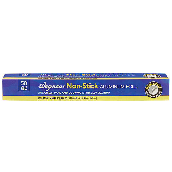 Wegmans Non-Stick Aluminum Foil 50 Sq Ft