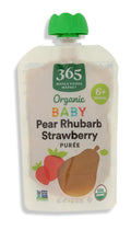 Organic Pear Strawberry Rhubarb Baby Food 4 Oz 365 By Whole Foods Market