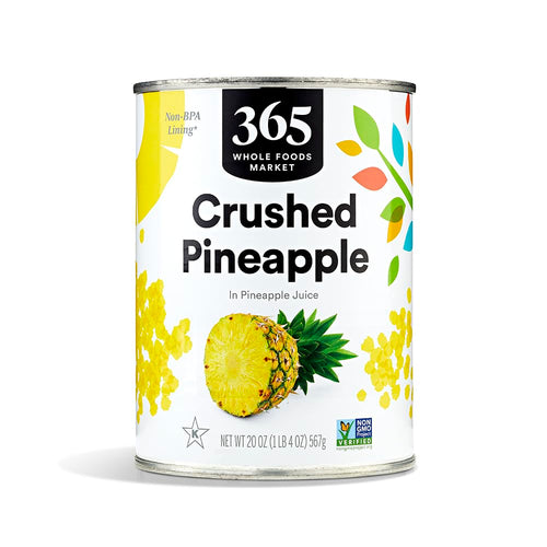 Crushed Pineapple 20 Oz 365 By Whole Foods Market