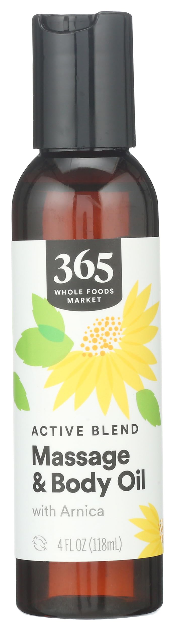 Massage Oil Active Blend With Arnica 4 FZ 365 By Whole Foods Market