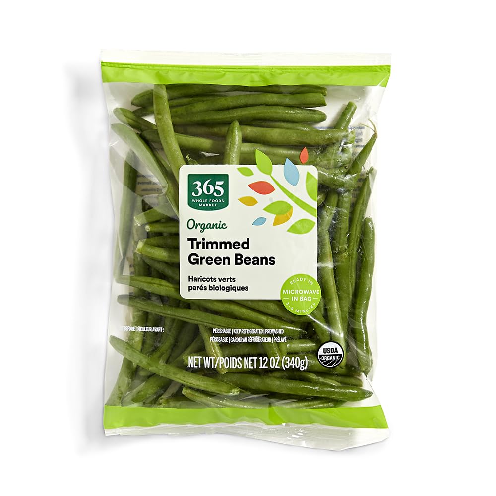 Organic Trimmed Green Beans 12 Oz 365 By Whole Foods Market