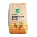 Organic Restaurant Style White Corn Tortilla Chips Unsalted 14 Oz 365 By Whole Foods Market