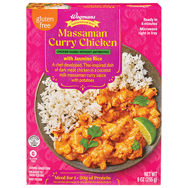 Wegmans Massaman Curry Chicken With Jasmine Rice 10 Oz