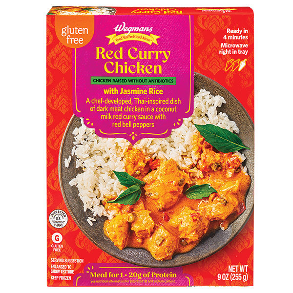 Wegmans Red Curry Chicken With Jasmine Rice 10 Oz