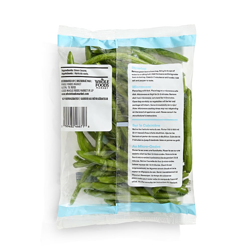 Trimmed Green Beans 12 Oz 365 By Whole Foods Market
