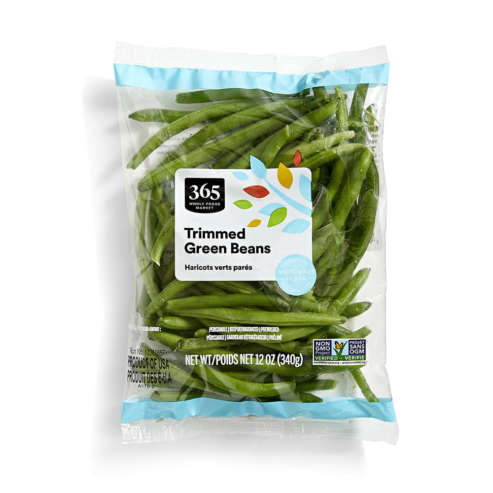 Trimmed Green Beans 12 Oz 365 By Whole Foods Market