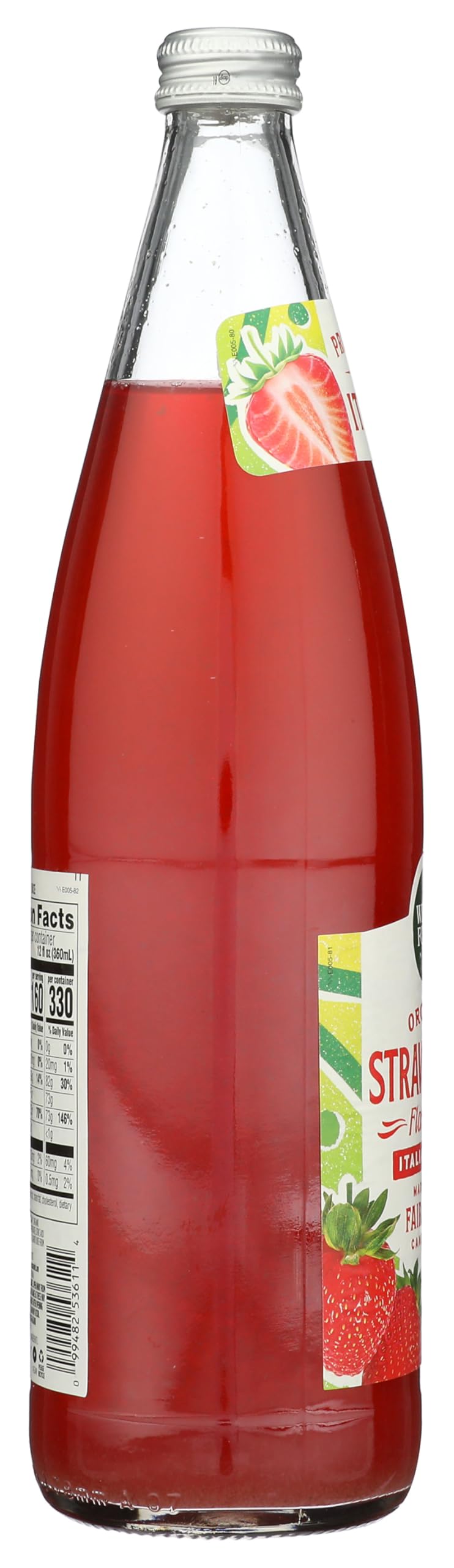 Organic Strawberry Italian Soda 25.4 Fl Oz 365 By Whole Foods Market