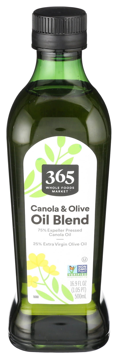Canola And Extra Virgin Olive Oil Blend 16.9 Fl Oz 365 By Whole Foods Market