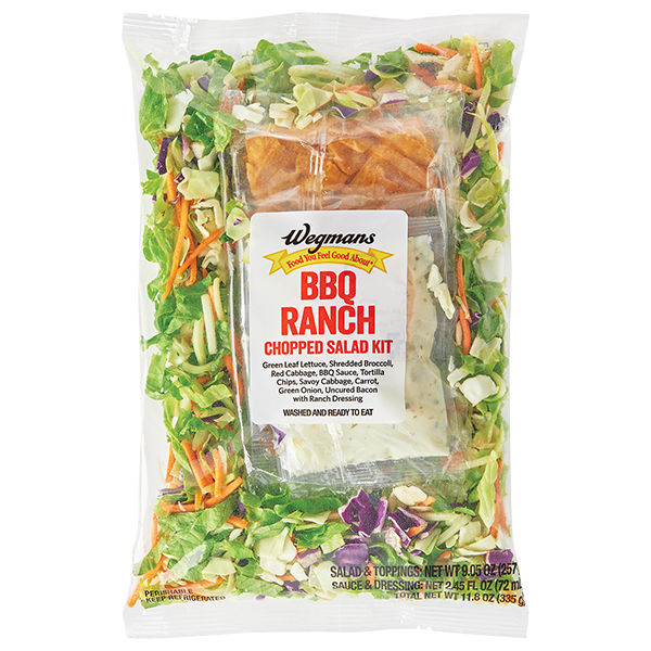 Wegmans BBQ Ranch Chopped Salad Kit 9.25 Oz
