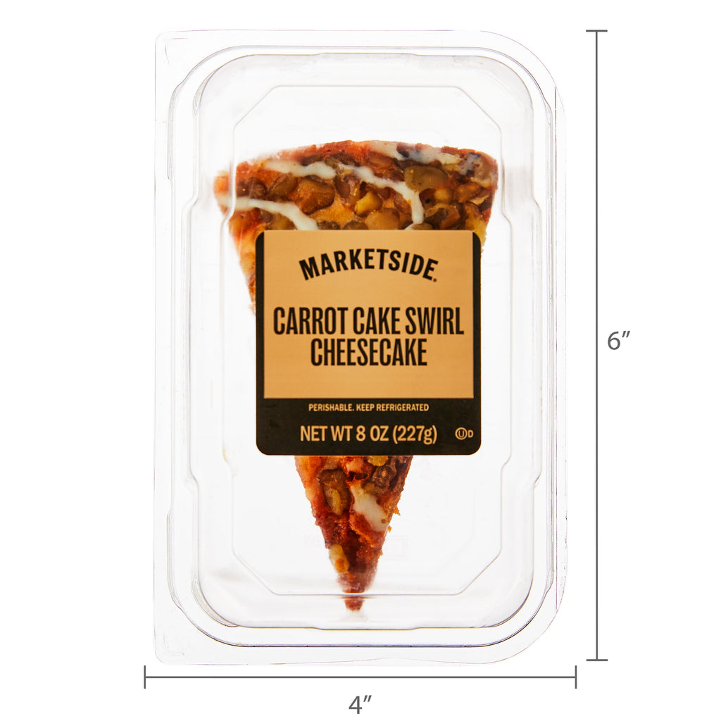 Carrot Cake Swirl Cheesecake Slice 8 Oz Marketside