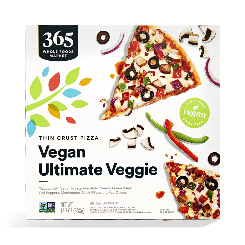 Vegan Ultimate Veggie Thin Crust Pizza 13.7 Oz 365 By Whole Foods Market