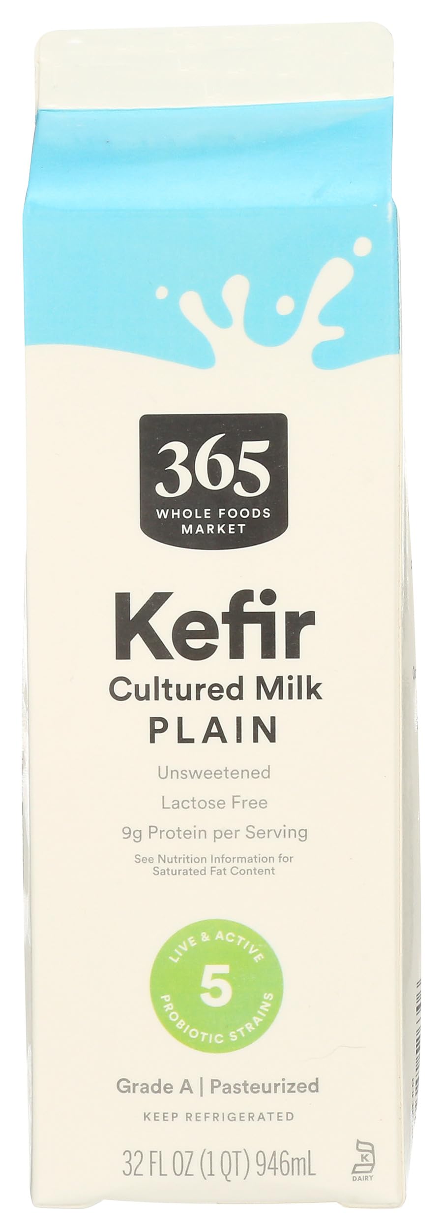 Plain Kefir 32 Fl Oz 365 By Whole Foods Market