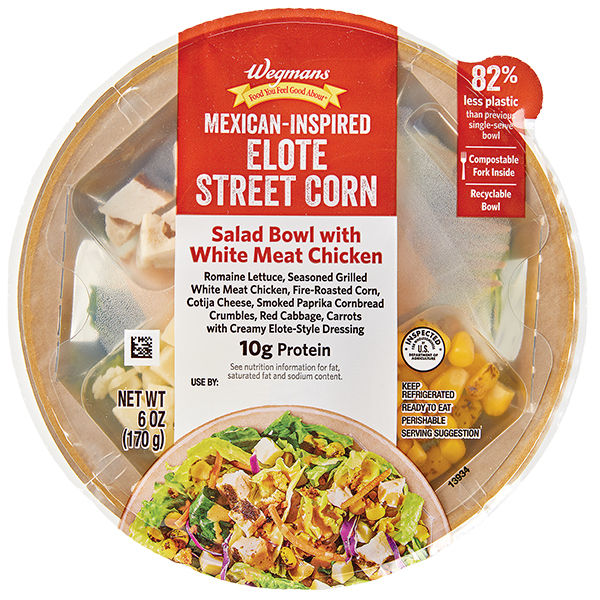 Wegmans Mexican Inspired Street Corn Salad Bowl 9.5 Oz