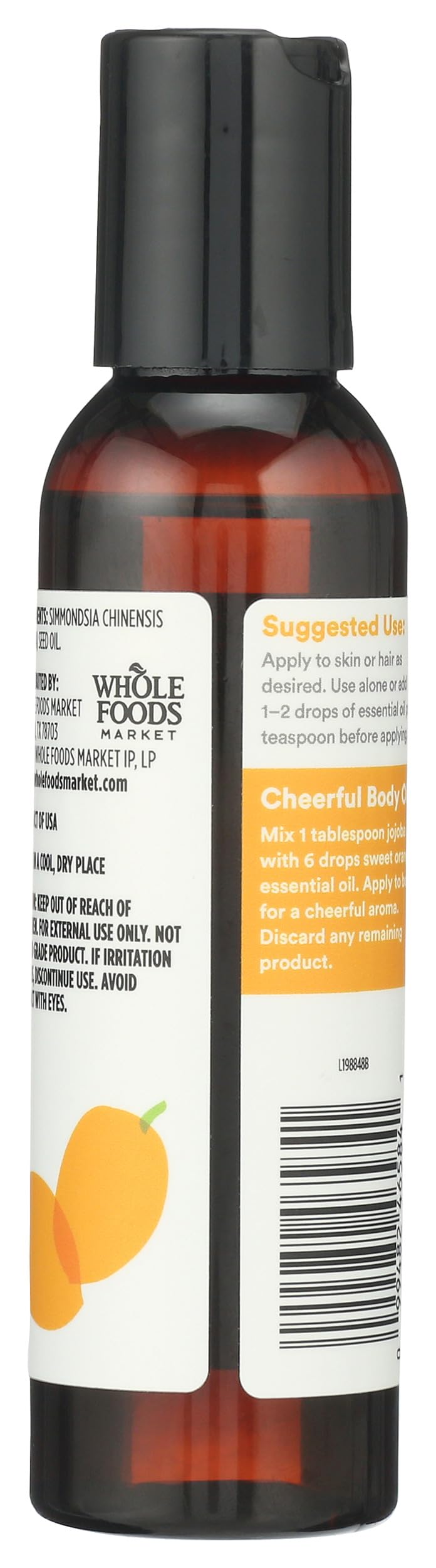 Organic Fortifying Jojoba Oil Skin And Hair Care 4 Fl Oz 365 By Whole Foods Market