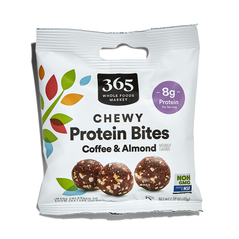 Coffee & Almond Protein Bites 1.58 Oz 365 By Whole Foods Market