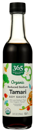 Organic Reduced Sodium Tamari 10 Fl Oz 365 By Whole Foods Market