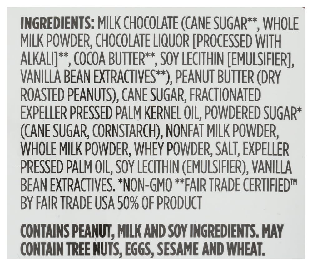 Mini Milk Chocolate Peanut Butter Cups 4.7 Oz 365 By Whole Foods Market
