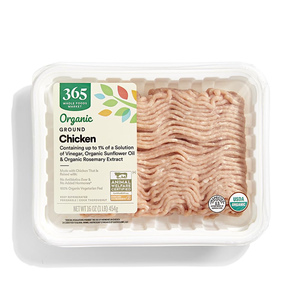 Organic Ground Chicken 16 Oz 365 By Whole Foods Market
