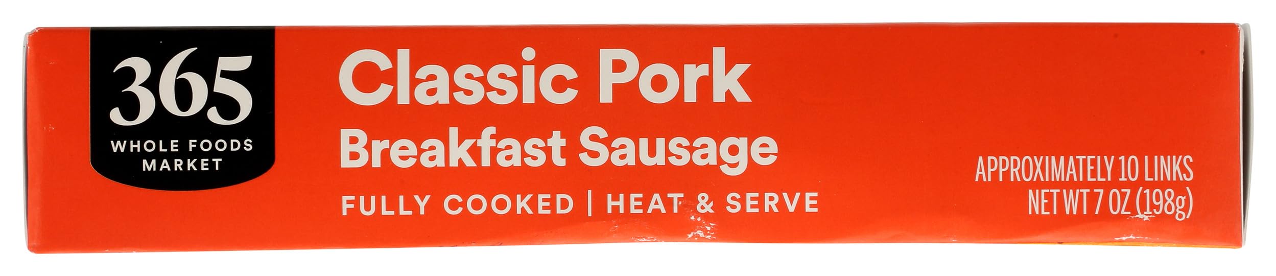 Classic Breakfast Pork Sausage 7 Oz 365 By Whole Foods Market