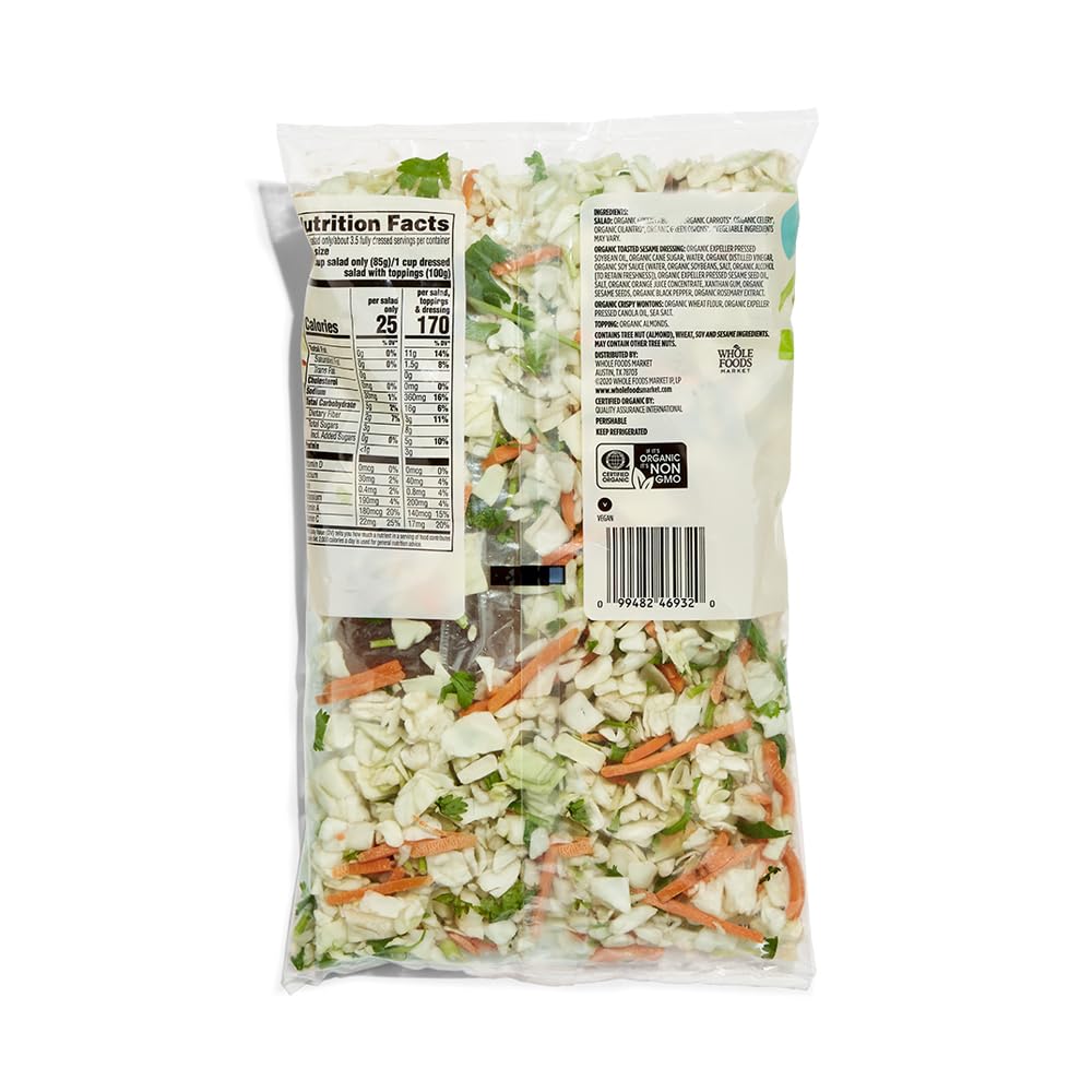 Organic Asian Inspired Salad Kit 12 Oz 1 Count 365 By Whole Foods Market