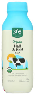 Organic Half And Half 16 Fl Oz 365 By Whole Foods Market