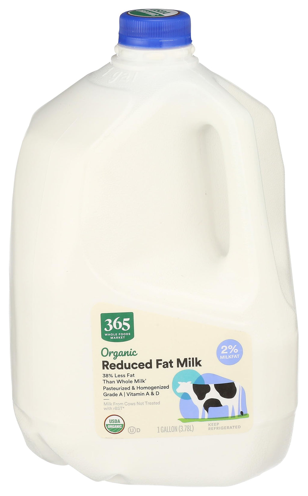 Organic 2% Fat Milk 128 Fl Oz 365 By Whole Foods Market
