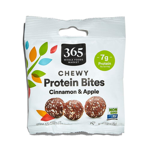 Chewy Cinnamon & Apple Protein Bites 1.58 Oz 365 By Whole Foods Market