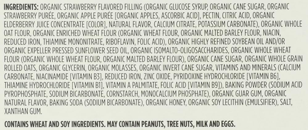 Organic Strawberry Cereal Bar 6 Count 7.8 Oz 365 by Whole Foods Market