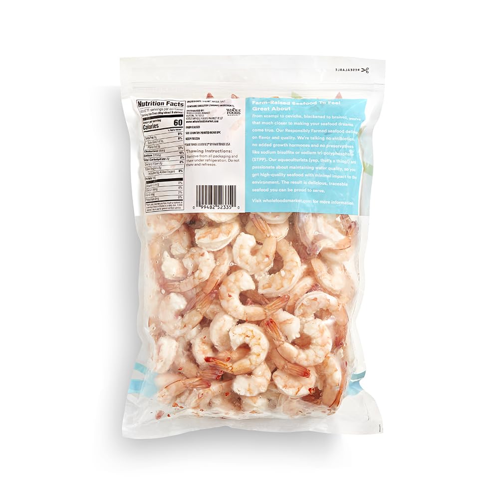 Shrimp 41-50 Count 32 Oz 365 By Whole Foods Market