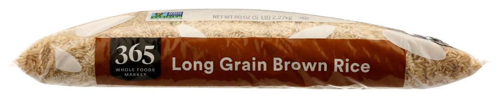 Long Grain Brown Rice 80 Oz 365 By Whole Foods Market