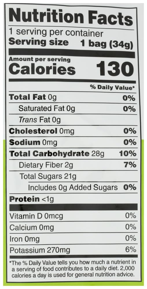 Freeze Dried Mango Slices 1.2 Oz 365 By Whole Foods Market