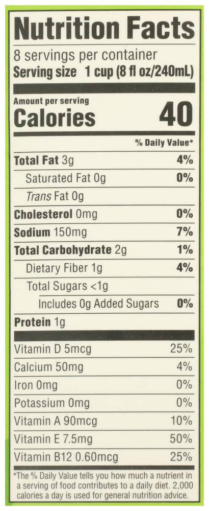 Organic Unsweetened Almond Milk 64 Fl Oz 365 By Whole Foods Market