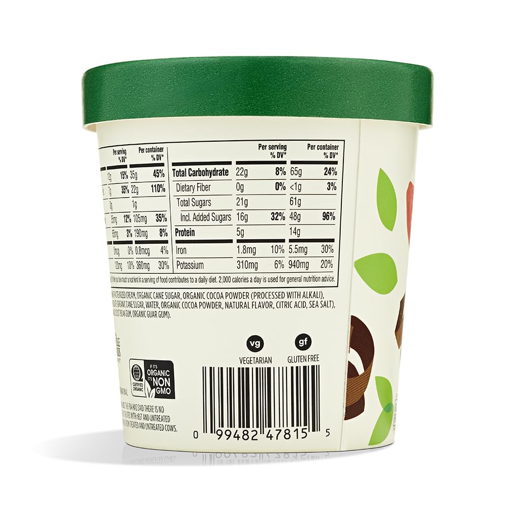 Organic Chocolate Ice Cream 1 Pint 365 By Whole Foods Market