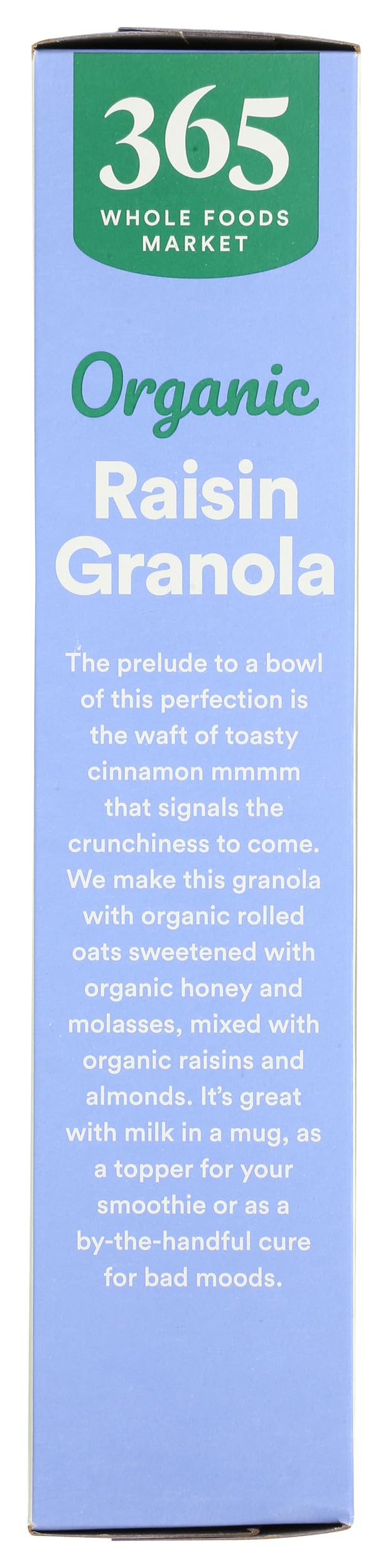 Organic Raisin Granola 17 Oz 365 By Whole Foods Market