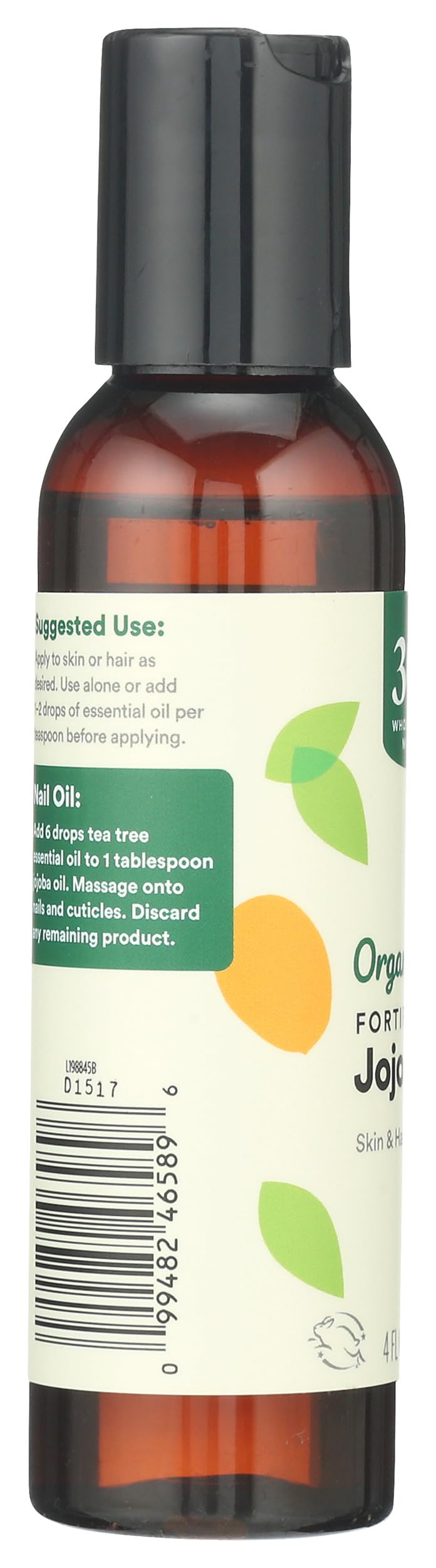 Organic Fortifying Jojoba Oil Skin And Hair Care 4 Fl Oz 365 By Whole Foods Market