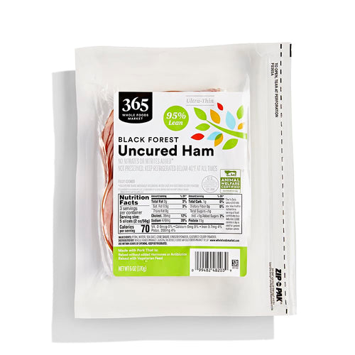 Black Forest Ham Ultra Thin Sliced 6 Oz 365 By Whole Foods Market