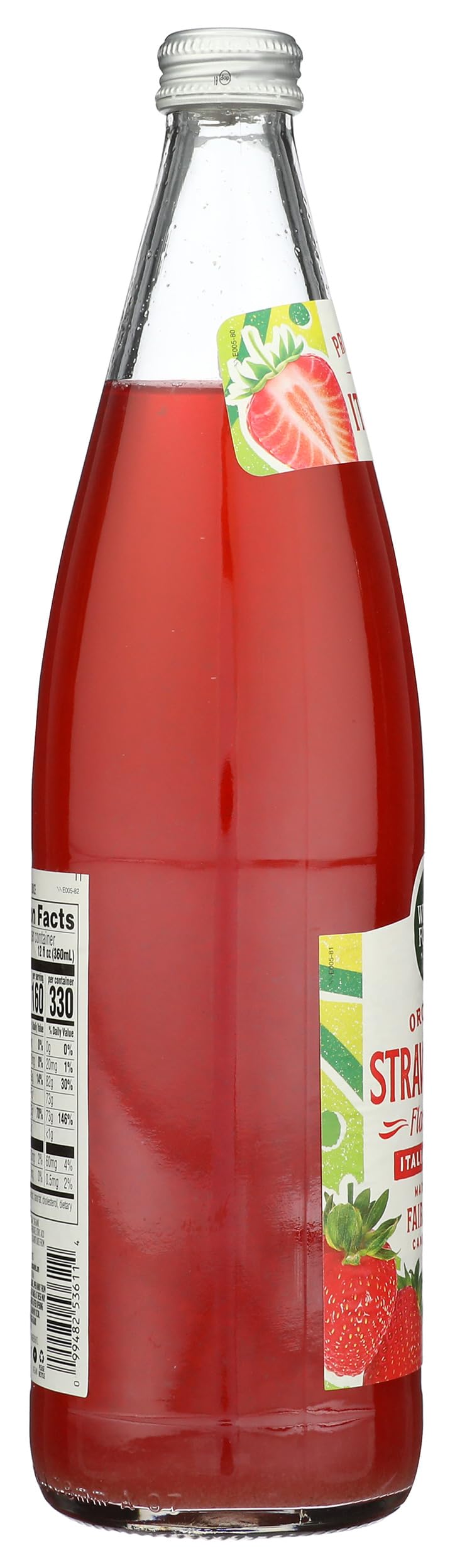Organic Strawberry Italian Soda 25.4 Fl Oz 365 By Whole Foods Market