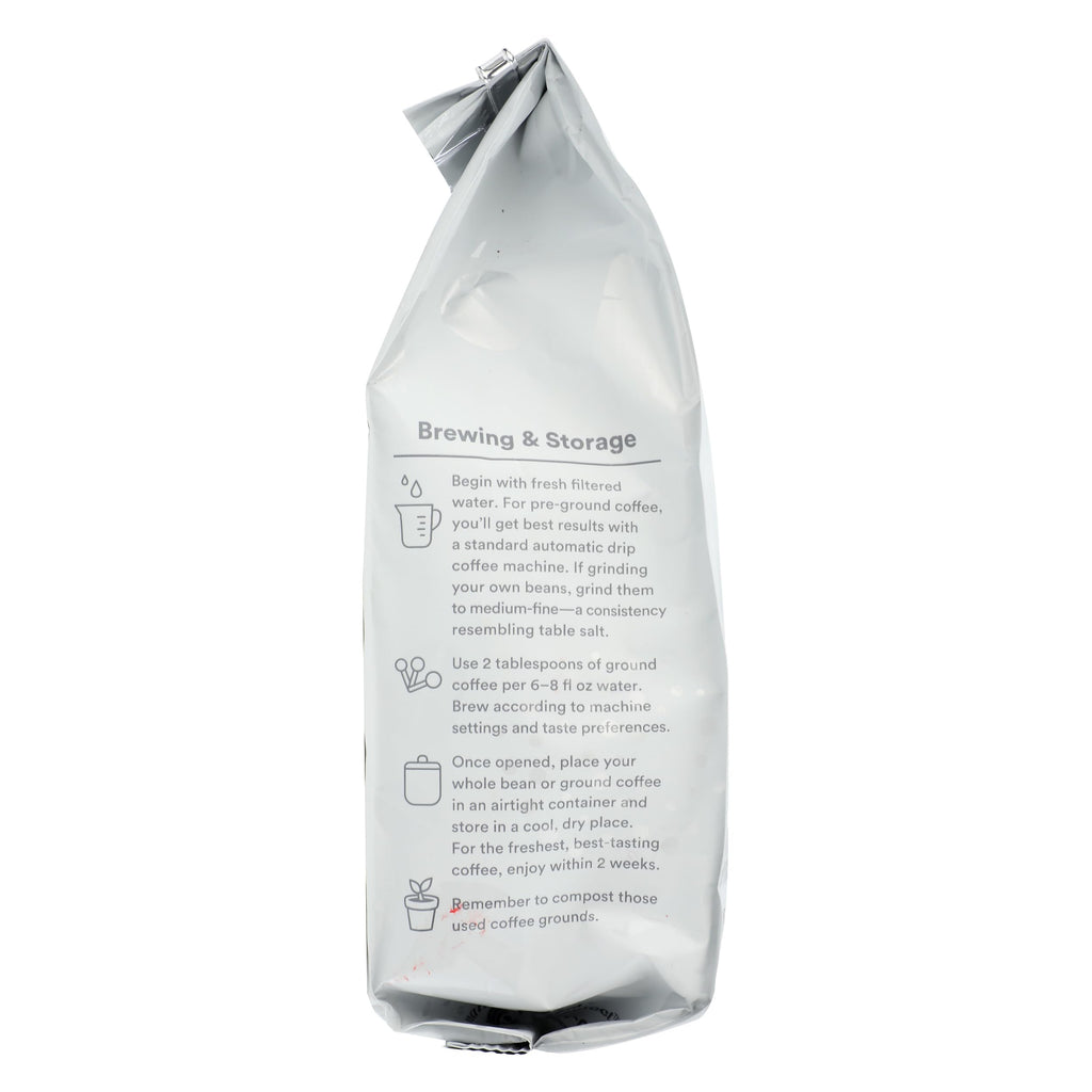 Bonne Nuit Ground Coffee Dark Roast 10 Oz 365 By Whole Foods Market