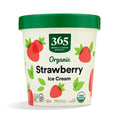 Organic Strawberry Ice Cream 1 Pint 365 By Whole Foods Market