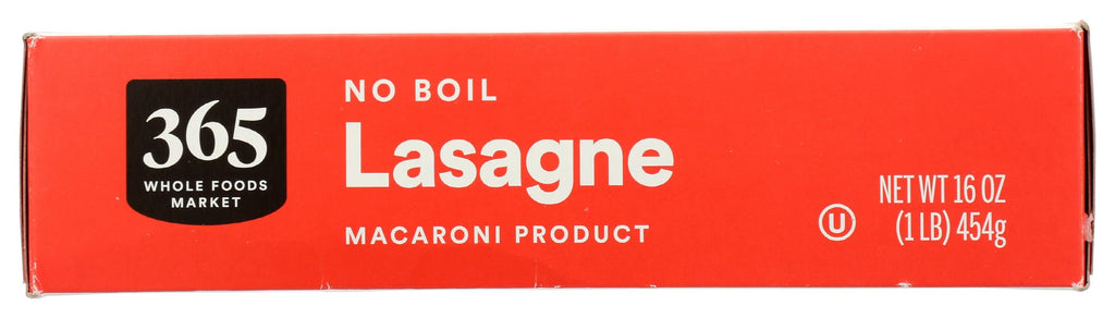 No Boil Lasagne 16 Oz 365 By Whole Foods Market