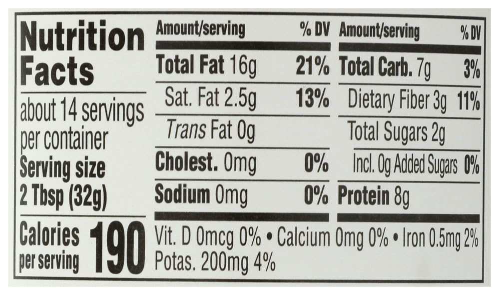 Organic Creamy Peanut Butter Unsweetened Unsalted 16 Oz 1 Count 365 By Whole Foods Market