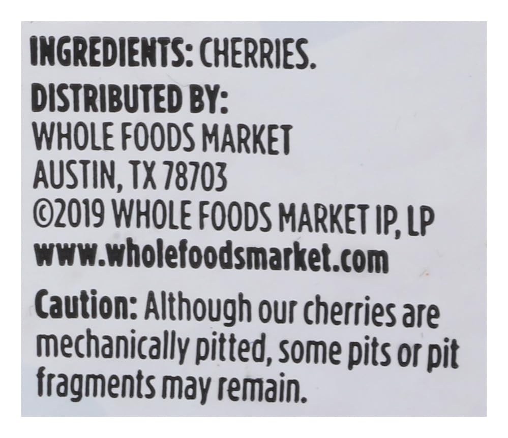 Dark Sweet Cherries Frozen 16 Oz 365 By Whole Foods Market
