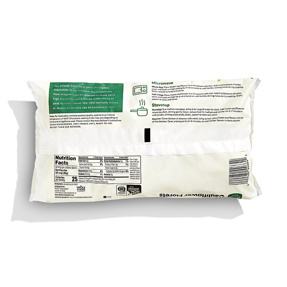 Organic Cauliflower 16 Oz 365 By Whole Foods Market