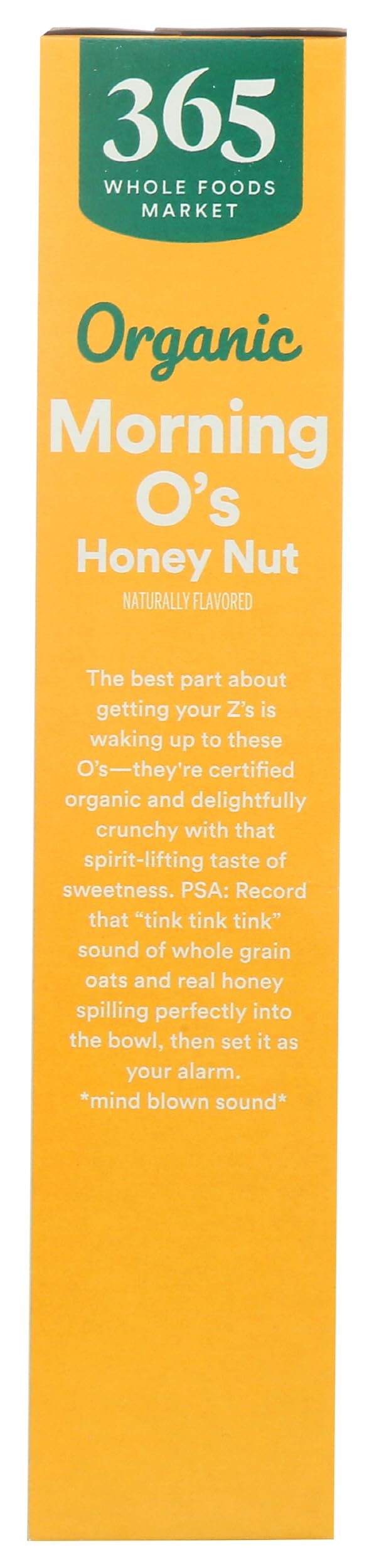 Organic Honey And Nut Morning O's Cereal 12.2 Oz 1 Count 365 By Whole Foods Market