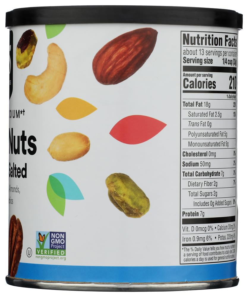 Lightly Salted Mixed Nuts Peanuts 15 Oz 365 By Whole Foods Market