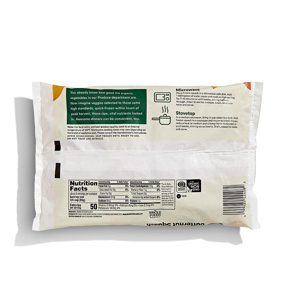 Organic Butternut Squash 16 Oz 365 By Whole Foods Market