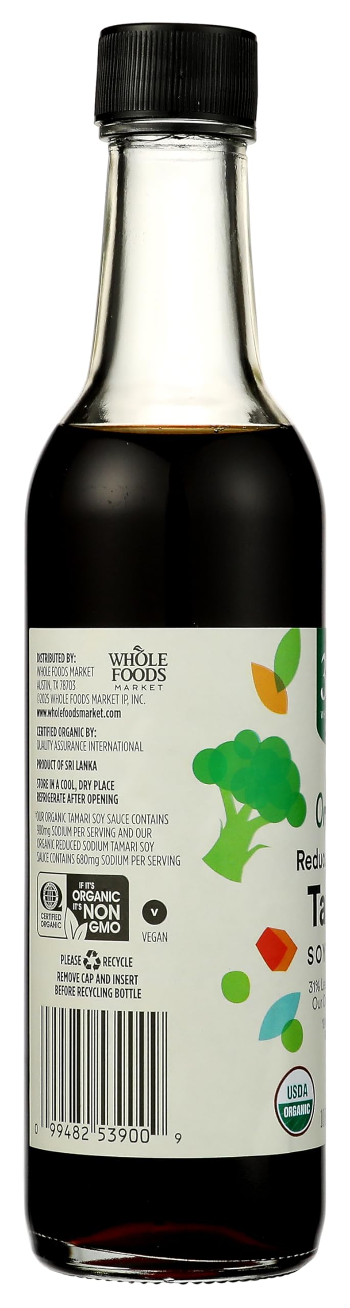 Organic Reduced Sodium Tamari 10 Fl Oz 365 By Whole Foods Market